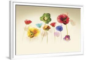 Poppy Panorama-Andreas Stridsberg-Framed Giclee Print