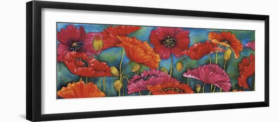 Poppy Parade-Helen Downing-Hunter-Framed Giclee Print