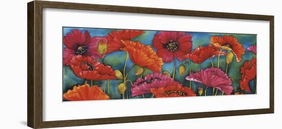 Poppy Parade-Helen Downing-Hunter-Framed Giclee Print