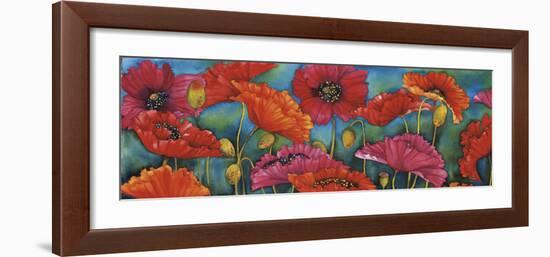 Poppy Parade-Helen Downing-Hunter-Framed Giclee Print