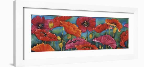 Poppy Parade-Helen Downing-Hunter-Framed Giclee Print