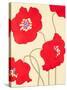 Poppy Party I-Monica Kuchta-Stretched Canvas