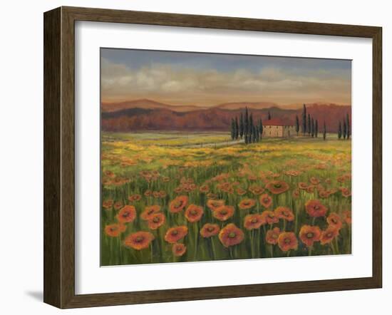 Poppy Path to Home I-Julie Joy-Framed Art Print