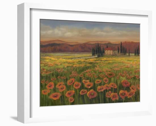 Poppy Path to Home I-Julie Joy-Framed Art Print