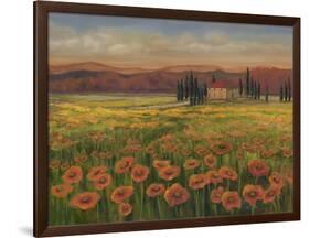 Poppy Path to Home I-Julie Joy-Framed Art Print