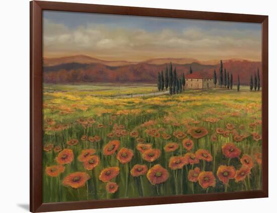 Poppy Path to Home I-Julie Joy-Framed Art Print