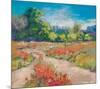 Poppy Path-null-Mounted Premium Giclee Print