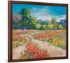 Poppy Path-null-Framed Premium Giclee Print