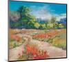 Poppy Path-null-Mounted Art Print