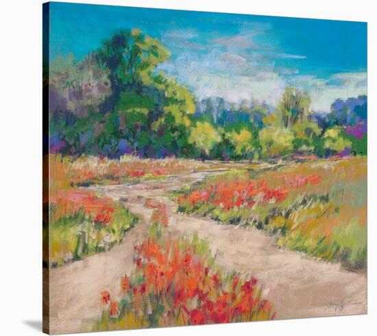 Poppy Path-null-Stretched Canvas