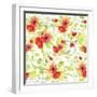 Poppy Pattern I-Irina Trzaskos Studios-Framed Giclee Print