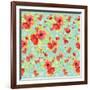 Poppy Pattern II-Irina Trzaskos Studios-Framed Giclee Print