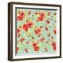 Poppy Pattern II-Irina Trzaskos Studios-Framed Giclee Print