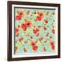 Poppy Pattern II-Irina Trzaskos Studios-Framed Giclee Print