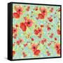 Poppy Pattern II-Irina Trzaskos Studios-Framed Stretched Canvas