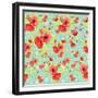 Poppy Pattern II-Irina Trzaskos Studios-Framed Giclee Print