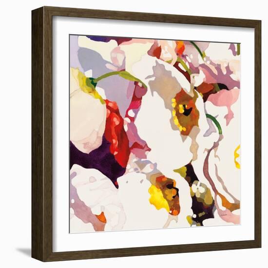 Poppy Patterns I-Shirley Novak-Framed Art Print