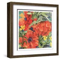 Poppy Play II-R. Collier-Morales-Framed Art Print