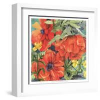 Poppy Play II-R. Collier-Morales-Framed Art Print