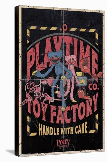 Poppy Playtime - Handle With Care-Trends International-Stretched Canvas