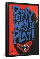 Poppy Playtime - Poppy Wants To Play-Trends International-Framed Poster