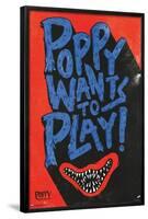 Poppy Playtime - Poppy Wants To Play-Trends International-Framed Poster