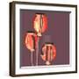 Poppy Pods-Emily Burrowes-Framed Art Print