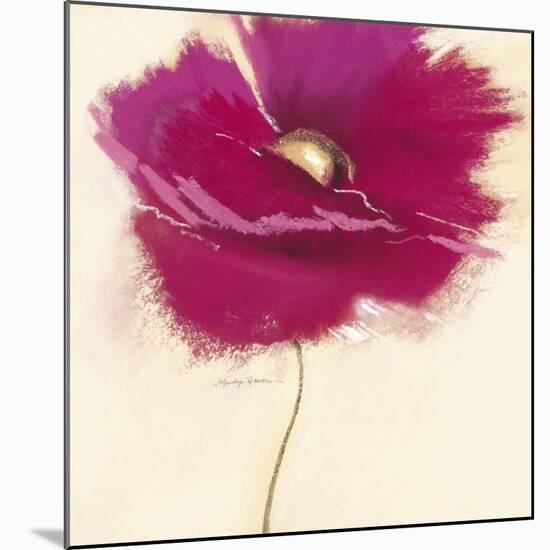 Poppy Power III-Marilyn Robertson-Mounted Art Print