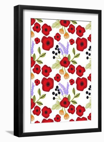 Poppy print, 2015-Isobel Barber-Framed Giclee Print