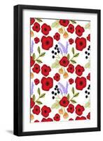 Poppy print, 2015-Isobel Barber-Framed Giclee Print