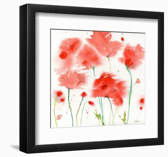 Poppy Reds-Sheila Golden-Framed Art Print