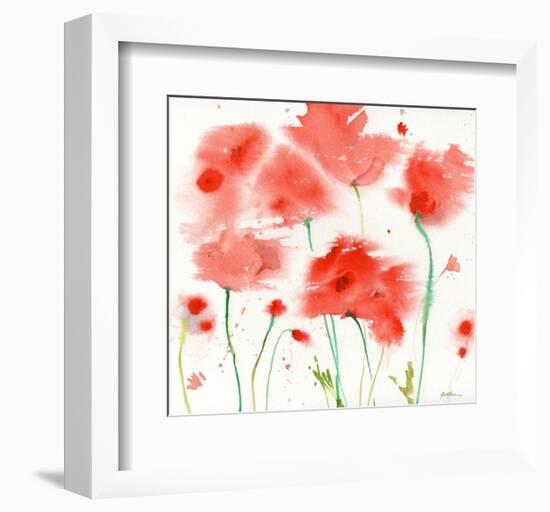 Poppy Reds-Sheila Golden-Framed Art Print