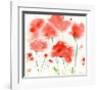 Poppy Reds-Sheila Golden-Framed Art Print