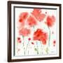 Poppy Reds-Sheila Golden-Framed Art Print