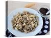 Poppy Seed Pasta-Whiteaster-Stretched Canvas