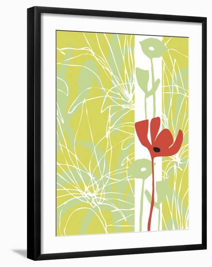 Poppy Skies I-Callie Crosby and Rebecca Daw-Framed Giclee Print