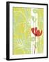 Poppy Skies I-Callie Crosby and Rebecca Daw-Framed Giclee Print