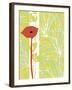 Poppy Skies II-Callie Crosby and Rebecca Daw-Framed Giclee Print