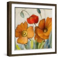 Poppy Splendor Square III-Lanie Loreth-Framed Photographic Print