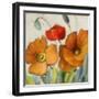 Poppy Splendor Square III-Lanie Loreth-Framed Photographic Print