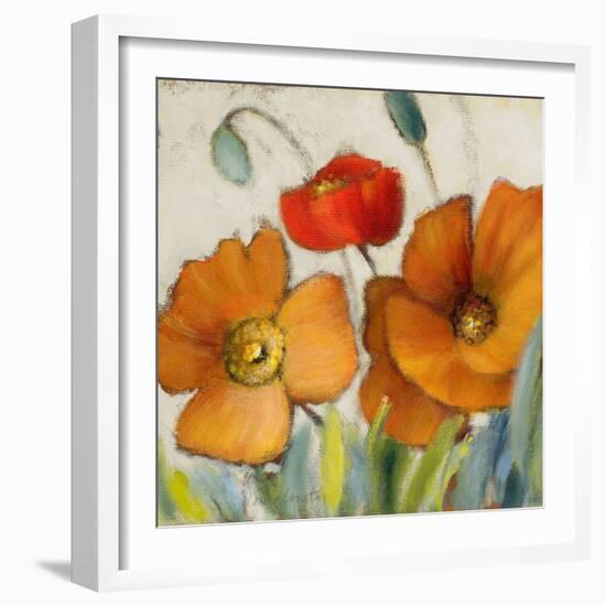 Poppy Splendor Square III-Lanie Loreth-Framed Photographic Print