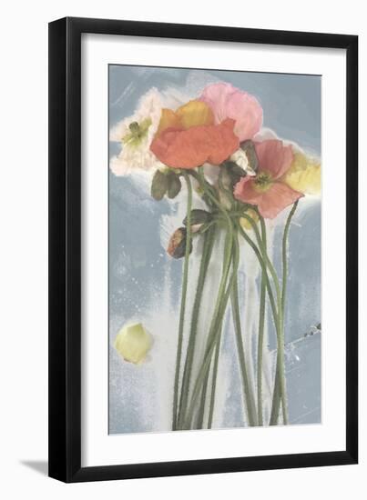 Poppy Spray I-Jennifer Goldberger-Framed Art Print