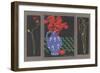 Poppy Triptych-null-Framed Premium Giclee Print