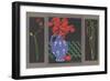 Poppy Triptych-null-Framed Premium Giclee Print