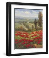 Poppy Vista II-Hulsey-Framed Art Print