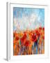 Poppy Walk-Claire Hardy-Framed Art Print