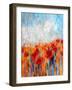 Poppy Walk-Claire Hardy-Framed Art Print