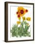 Poppy Whimsy I-Cheryl Baynes-Framed Art Print