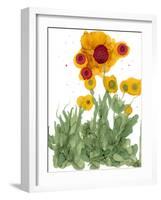 Poppy Whimsy I-Cheryl Baynes-Framed Art Print