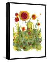 Poppy Whimsy II-Cheryl Baynes-Framed Stretched Canvas